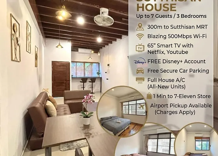 Feriehus House 300m Mrt 1 Car Park Price Bangkok